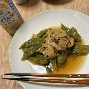 ささぎと油揚げの煮物